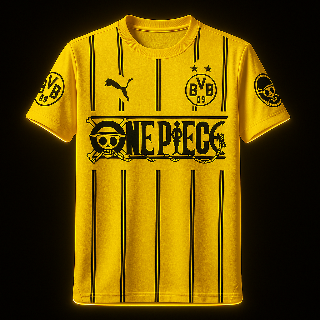 2025/2026 Dortmund X One Piece Home Football Shirt