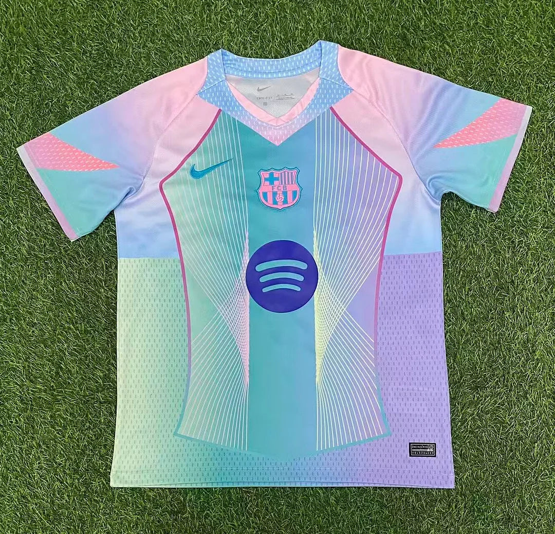 2025/2026 Barcelona Concept Pink Blue Gradient Football Shirt