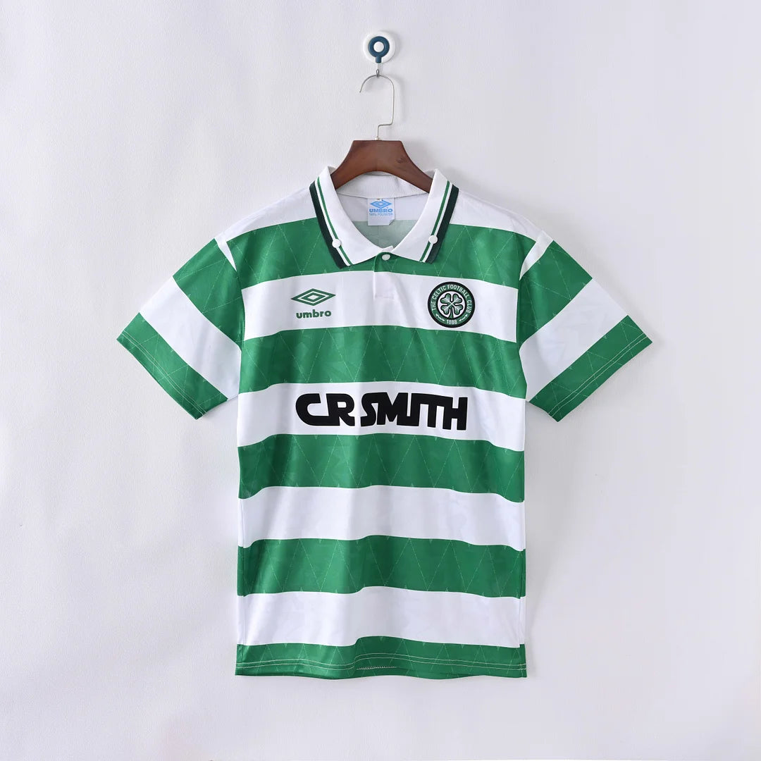 1989/1991 Retro Celtic Home Football Shirt