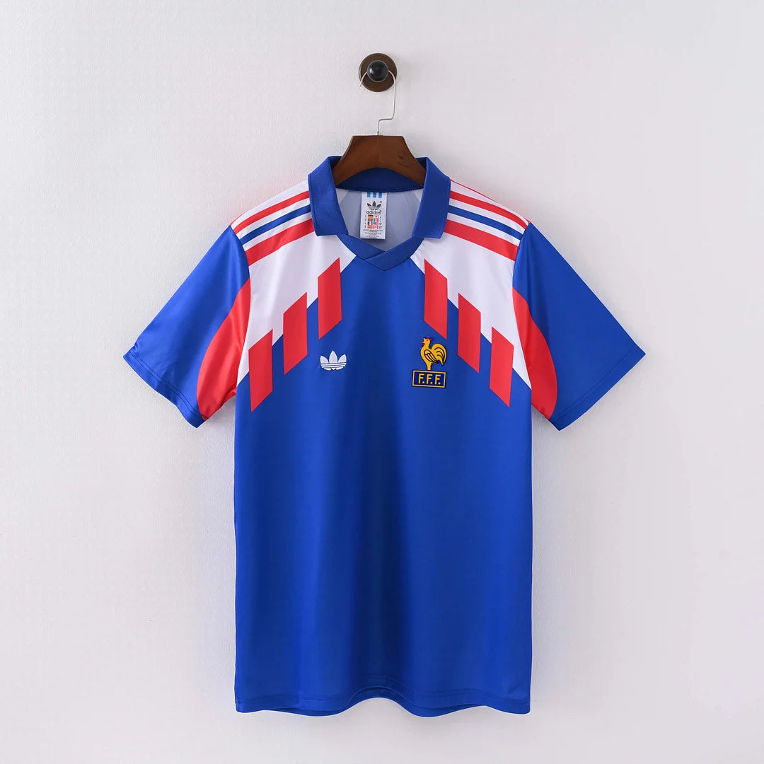 1990 Retro France Home Football Shirt