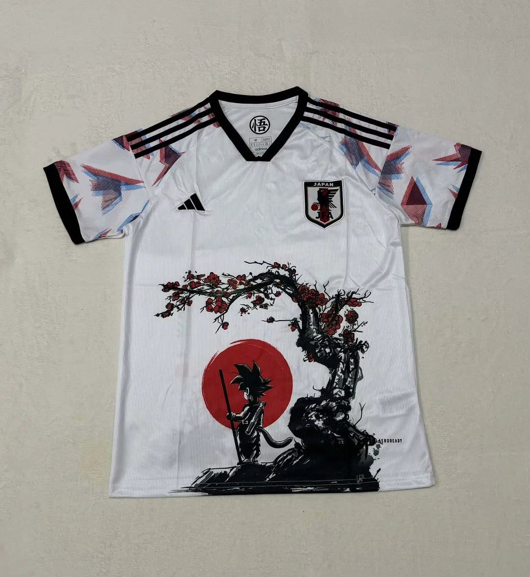2025 Japan Special Edition Red Sun Goku Football Shirt