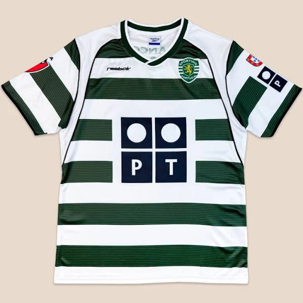 2002/2003 Retro Sporting Lisbon Home Football Shirt