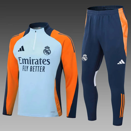 2024/2025 Real Madrid Half-Pull Training Kit