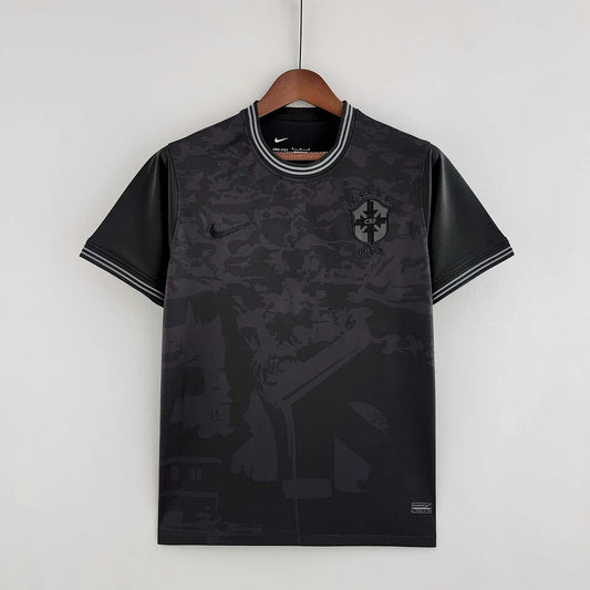 2022 Brazil Special Edition Black & Gold Football Kit