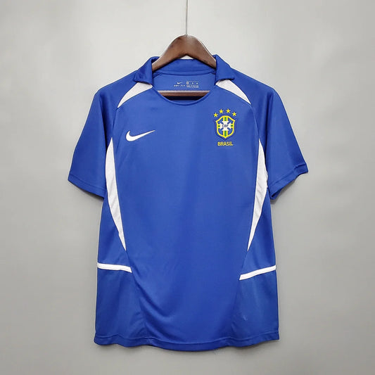 2002 Retro Brazil Away Football Kit