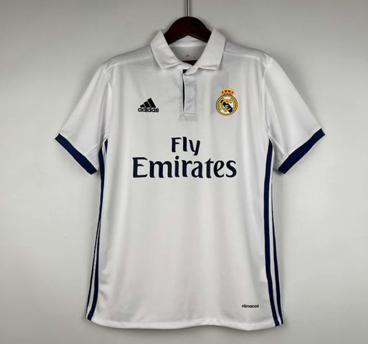 2016/2017 Retro Real Madrid Home Football Shirt