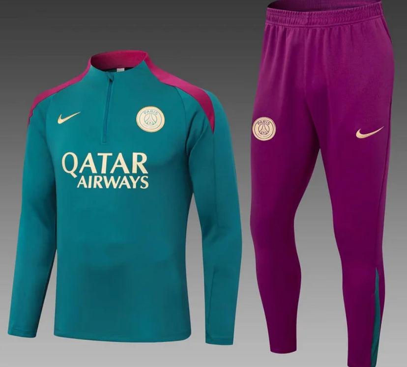 2024/2025 Psg Paris Saint-Germain Half-Pull Training Kit