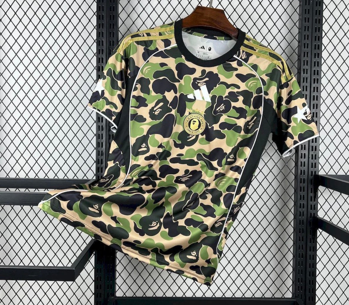 2025/2026 BAPE Green Matching Football Shirt