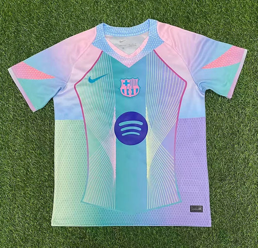 2025/2026 Barcelona Concept Pink Blue Gradient Football Shirt