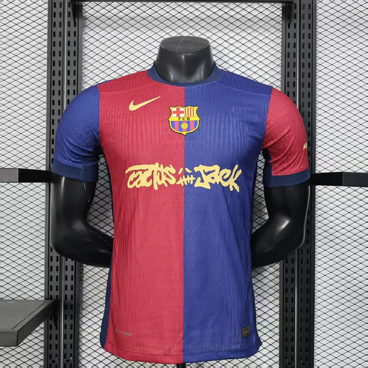 2024/2025 Player Version Barcelona Home Travis Scott Joint Edition