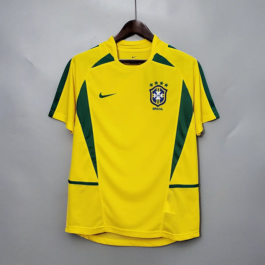2002 Retro Brazil Home Football Kit