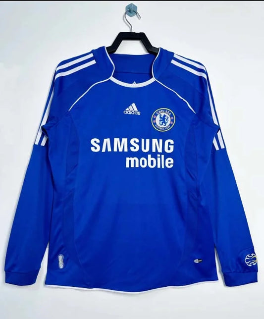 2006/2007 Long Sleeve Retro Chelsea Home Football Shirt