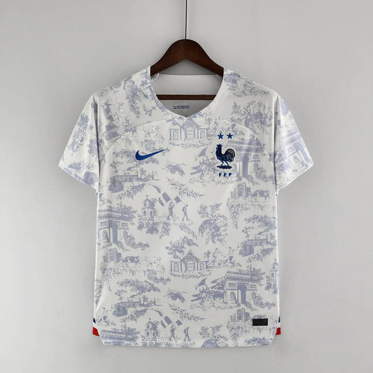 2022 FIFA World Cup France Away Football Shirt