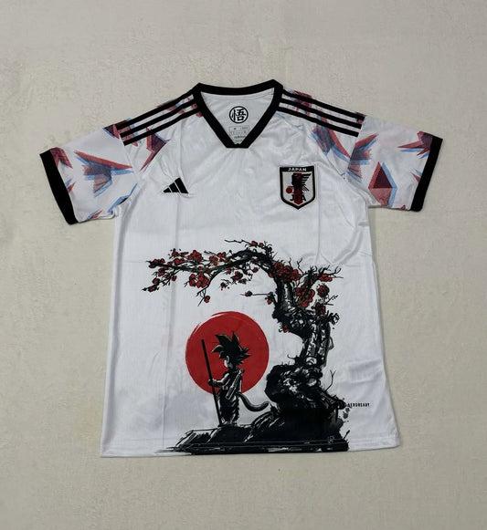 2025 Japan Special Edition Red Sun Goku Football Shirt
