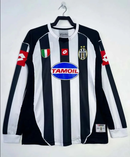 2002/2003 Retro Long Sleeve Juventus Home Football Jersey