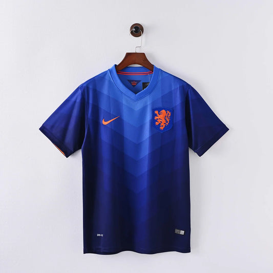 2014 Retro Netherlands National Team Away Football Shirt