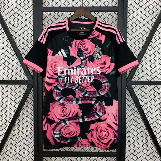 2025/2026 Real Madrid Pink Rose Special Edition Football Shirt